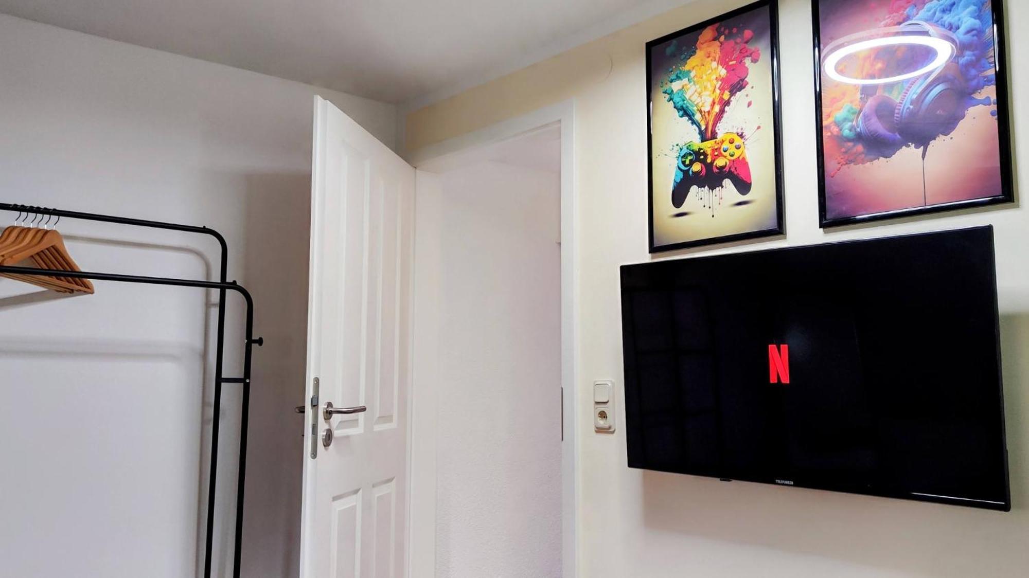 Apartment Direkt Am Rhein Mit Burgblick Nahe Rheinsteig Bis 8 Personen, 2 Baeder, 4 Zimmer, Kueche, Netflix